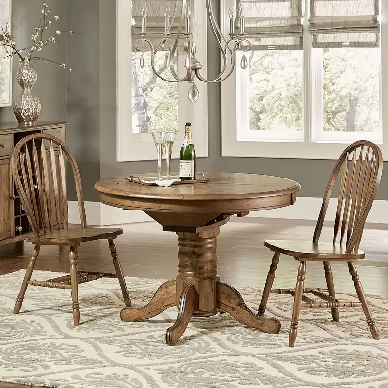Carolina Crossing Pedestal Table - Liberty