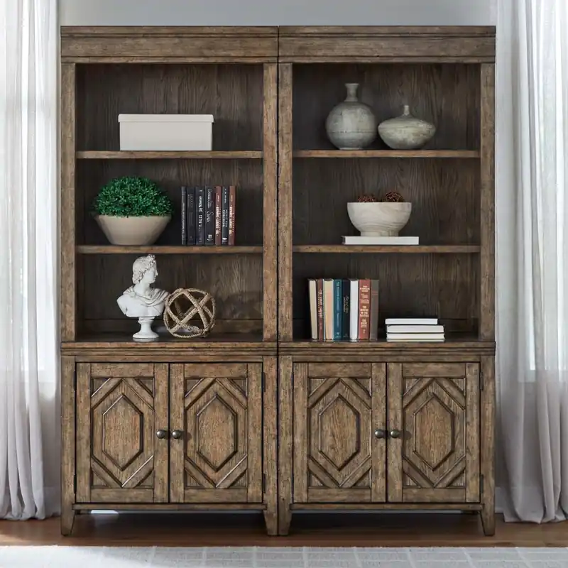 Carolina Park 2 Piece Bunching Bookcase - Liberty