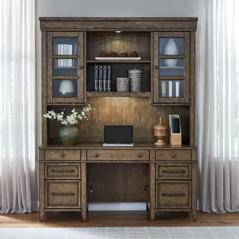 Carolina Park Credenza & Hutch - Liberty