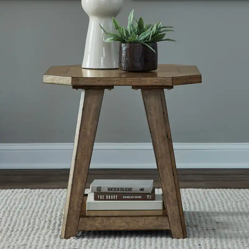 Carolina Park Octagonal End Table - Liberty