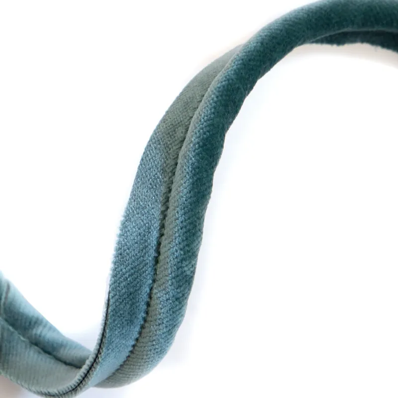 Peacock Velvet Piping - Pepper Home