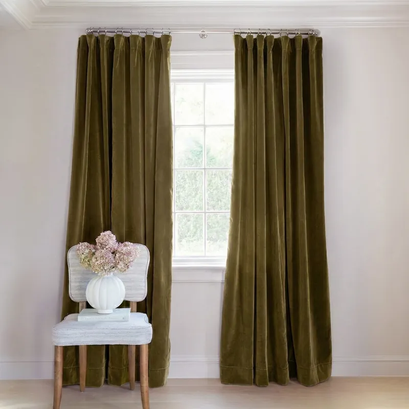 Olive Velvet - Pepper Home