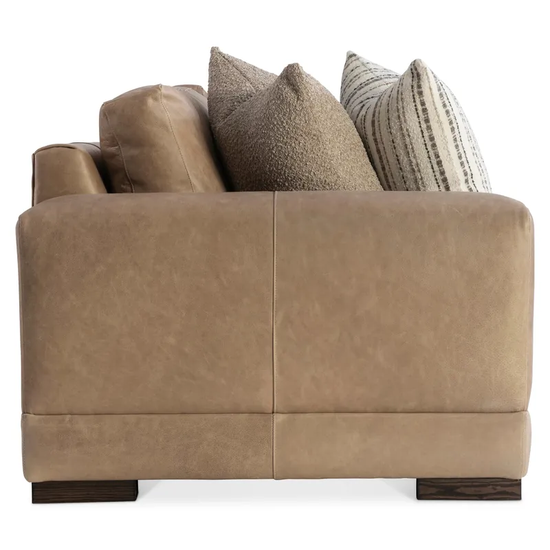 Lars Leather Left Arm Loveseat - Bernhardt Living
