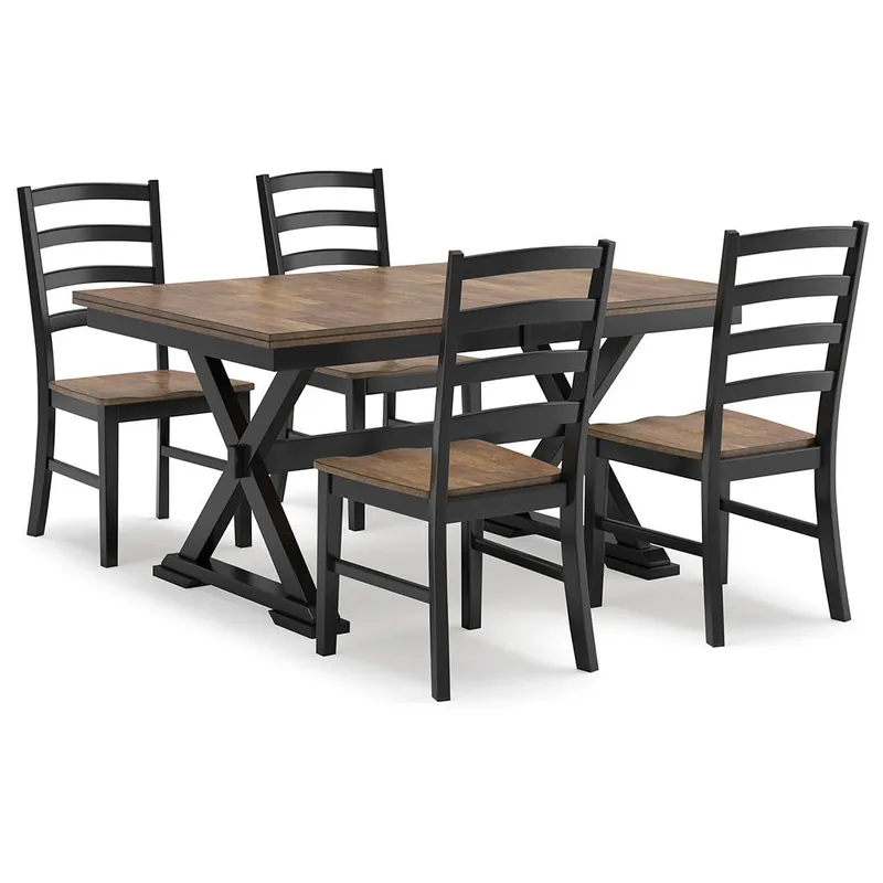 Wildenauer Dining Table and 4 Chairs - Signature Design by Ashley®