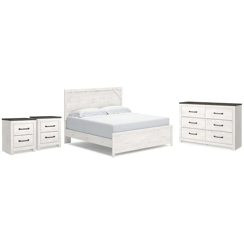 Gerridan King Panel Bed, Dresser and 2 Nightstands - Signature Design by Ashley®
