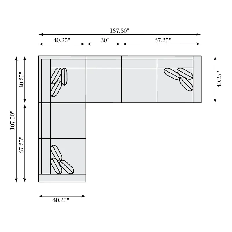 Ventura Fabric Sectional - Bernhardt Living