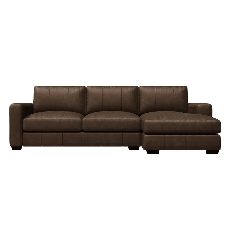Dawkins Leather Sectional - Bernhardt Living