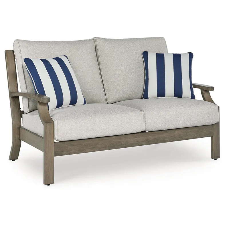 Rainier Ranch Outdoor Loveseat with Cushion - Signature Design by Ashley®