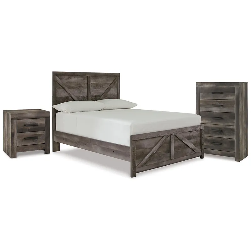 Wynnlow Full Panel Bed, Chest and Nightstand - Signature Design by Ashley®