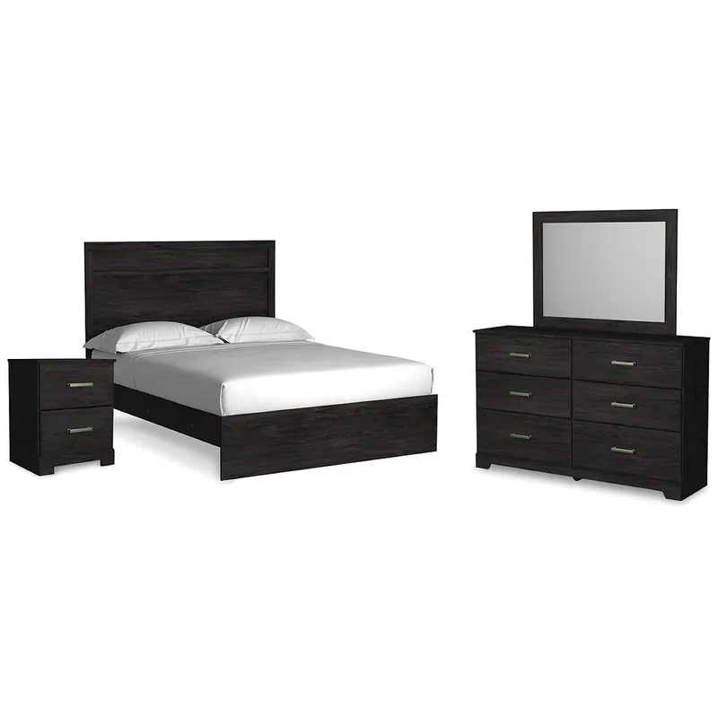 Belachime Queen Panel Bed, Dresser, Mirror, and Nightstand - Signature Design by Ashley®