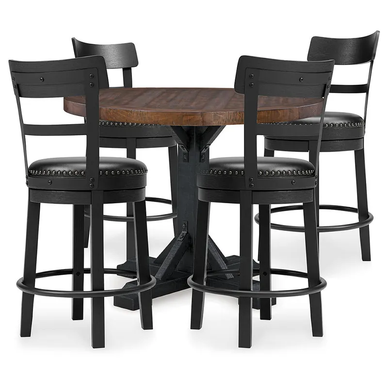 Valebeck Counter Height Table and 4 Barstools - Signature Design by Ashley®