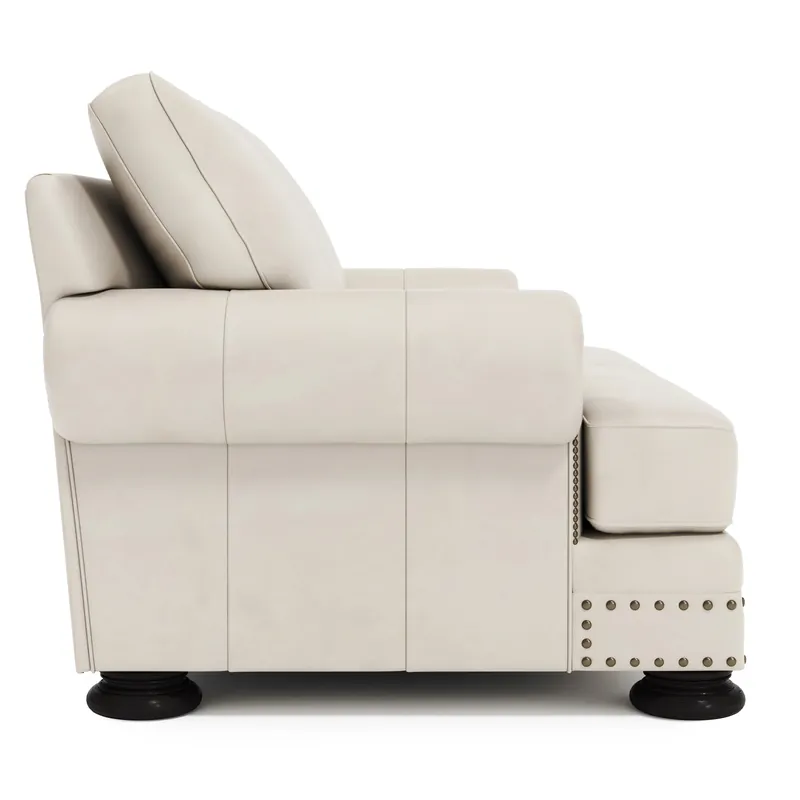 Foster Leather Loveseat - Bernhardt Living