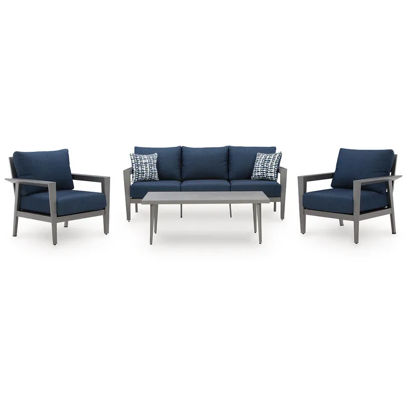 Gali Outdoor Sofa/Chairs/Table Set (Set of 4) - Signature Design by Ashley®