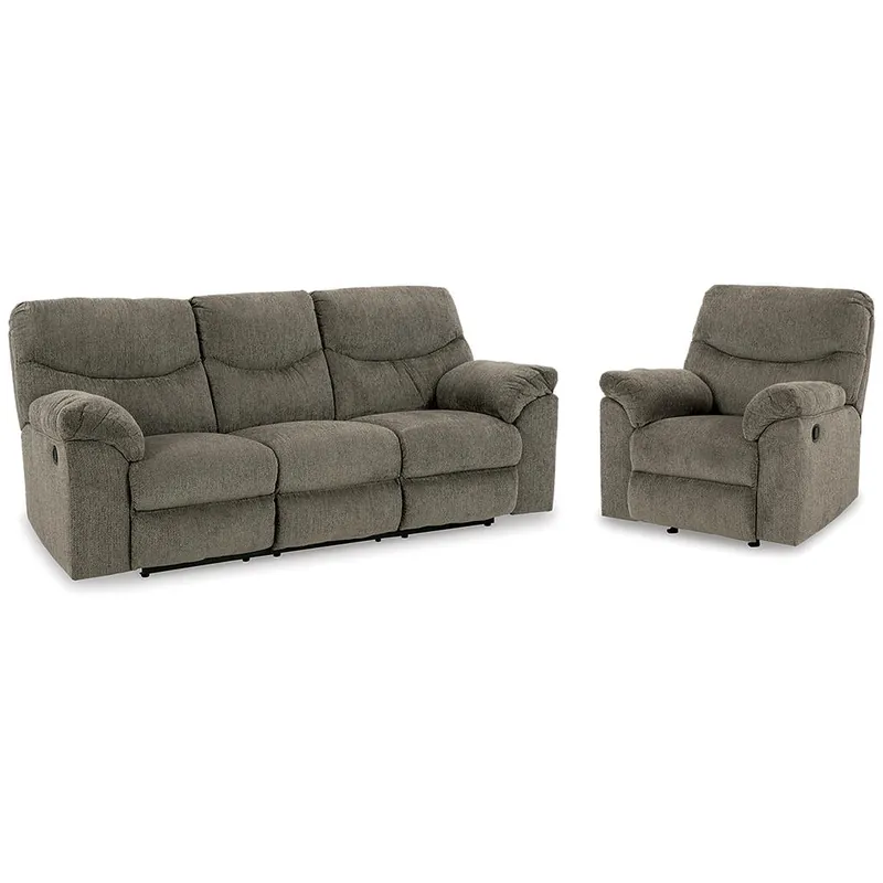 Alphons Reclining Sofa and Recliner - Signature Design by Ashley®