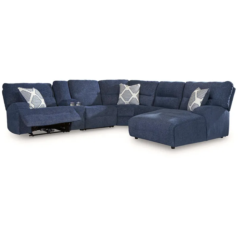 Acklen Place 6-Piece Power Reclining Sectional with Chaise