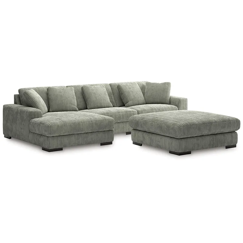 Lindyn 3-Piece Sectional with Ottoman