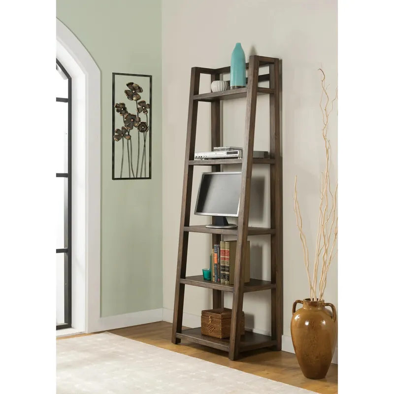 Perspectives Leaning Bookcase - Riverside Furniture