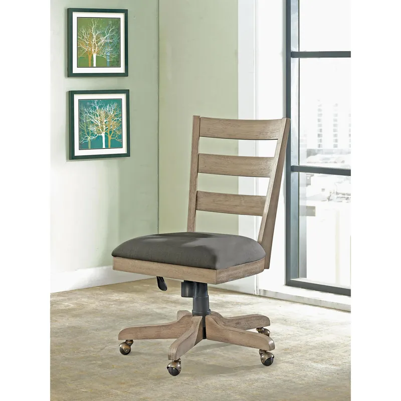 Perspectives Wood Back Uph Desk Chair - Riverside Furniture