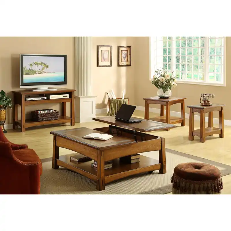 Craftsman Home Chairside Table - Riverside Furniture