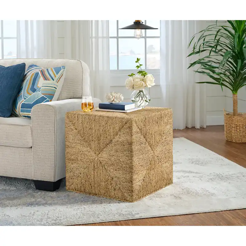 Rosalie Woven Cube Table - Riverside Furniture