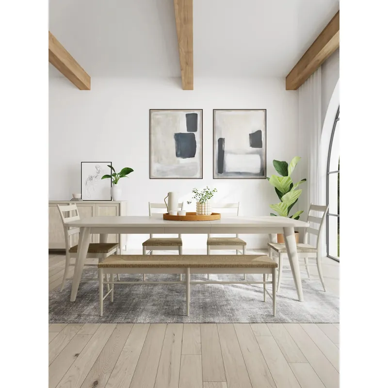 Laguna Rush Seat Dining Bench - Riverside Furniture