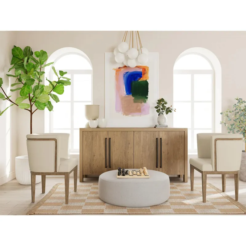 Bozeman Uph Host Chair 2in - Riverside Furniture