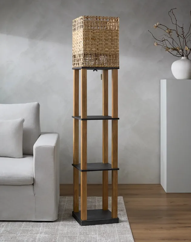 Civita Tray Table Floor Lamp - Livabliss