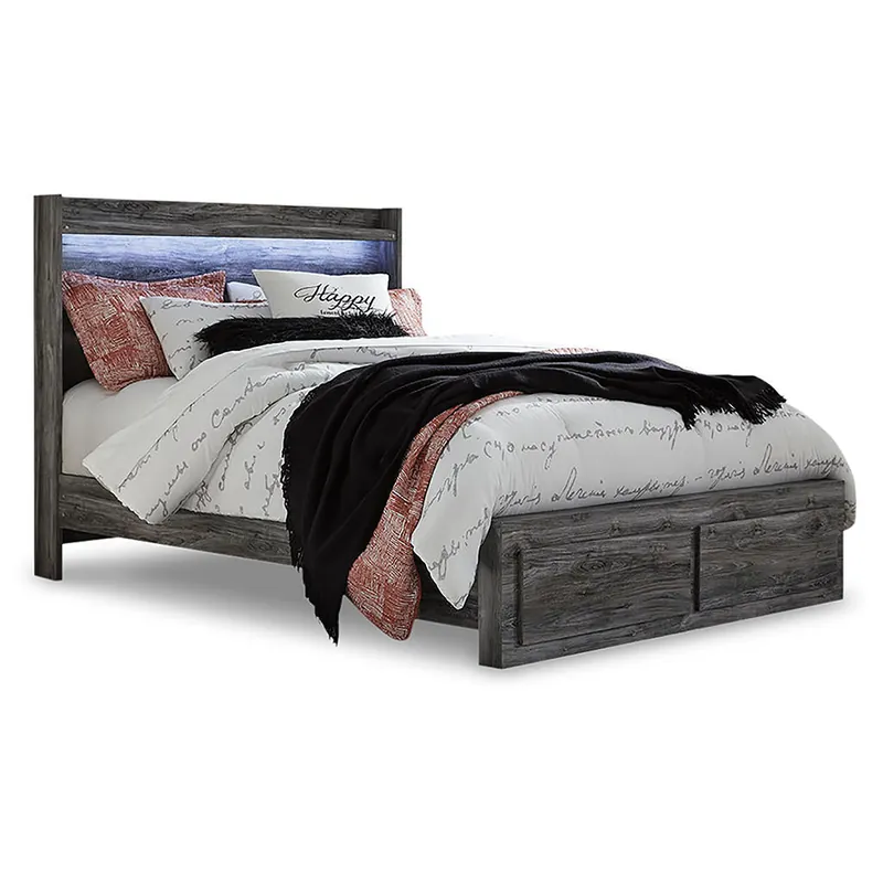 Baystorm Queen Panel Bed with 2 Storage Drawers - Signature Design by Ashley®