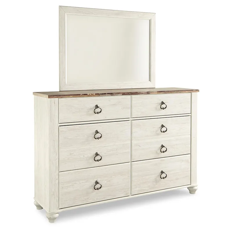 Willowton Dresser and Mirror - Signature Design by Ashley®
