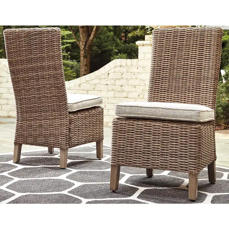 Beachcroft Outdoor Side Chair with Cushion (Set of 2) - Signature Design by Ashley®