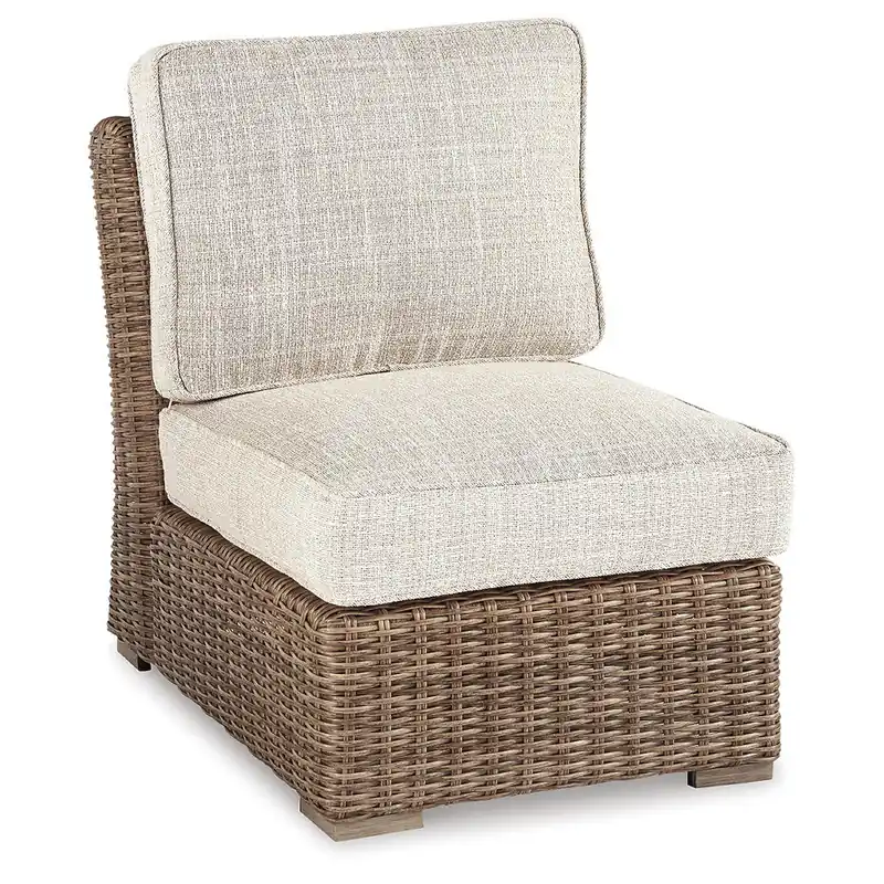 Beachcroft Outdoor Armless Chair with Cushion - Signature Design by Ashley®