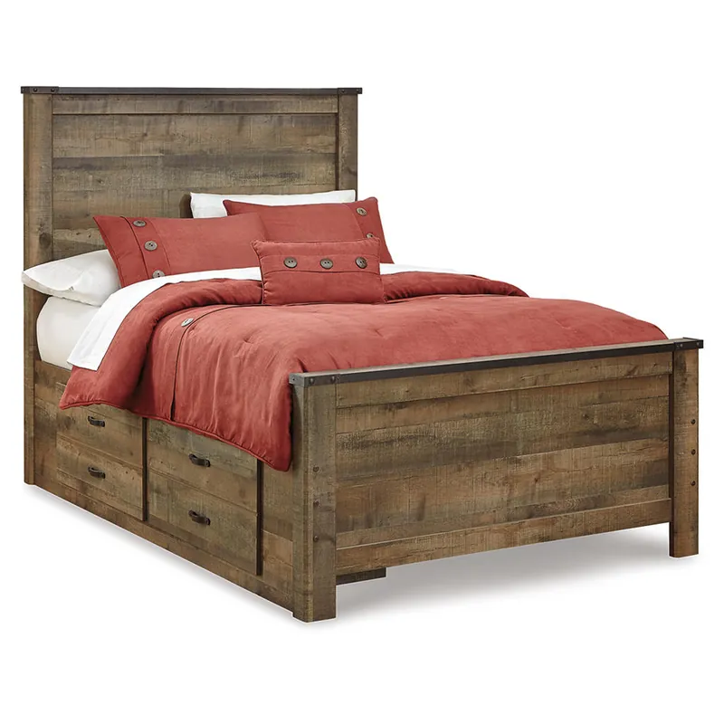 Trinell Full Panel Bed with 2 Storage Drawers - Signature Design by Ashley®