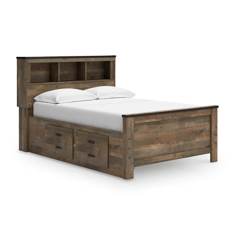 Trinell Full Bookcase Bed with 2 Storage Drawers - Signature Design by Ashley®