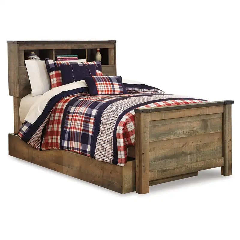 Trinell Twin Bookcase Bed with 1 Large Storage Drawer - Signature Design by Ashley®