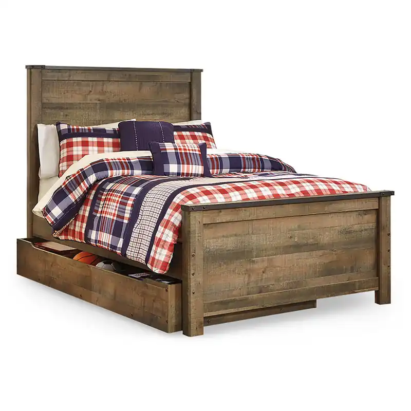Trinell Full Panel Bed with 1 Large Storage Drawer - Signature Design by Ashley®