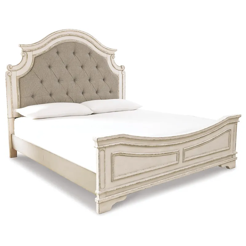 Realyn California King Upholstered Panel Bed - Signature Design by Ashley®