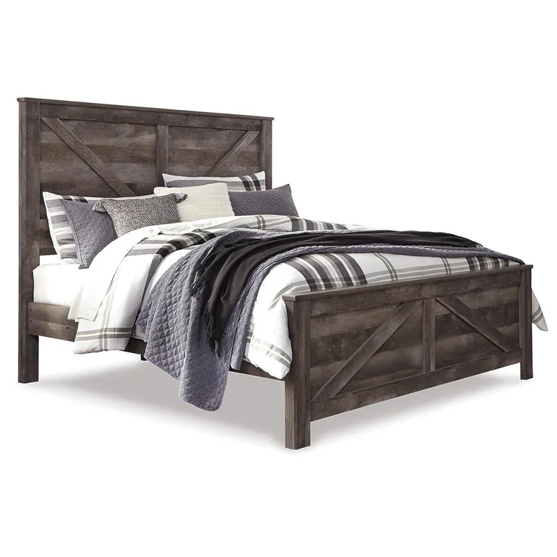 Wynnlow King Crossbuck Panel Bed - Signature Design by Ashley®