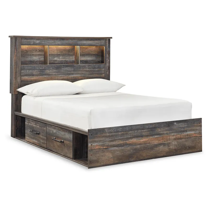 Drystan Full Bookcase Bed with 2 Storage Drawers - Signature Design by Ashley®