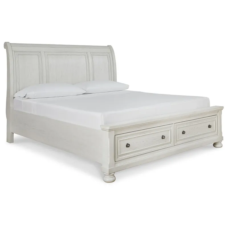 Robbinsdale California King Sleigh Bed with Storage - Signature Design by Ashley®
