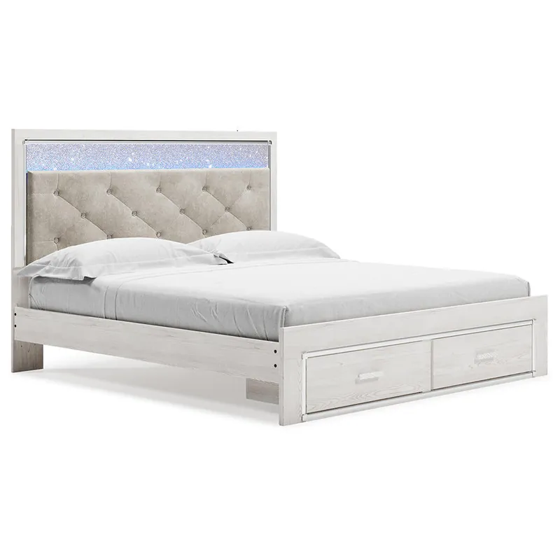 Altyra King Upholstered Storage Bed - Signature Design by Ashley®