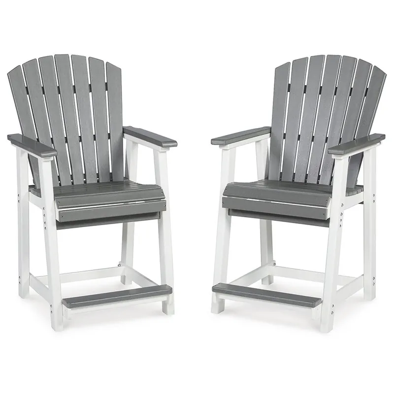Transville Outdoor Counter Height Bar Stool (Set of 2) - Signature Design by Ashley®