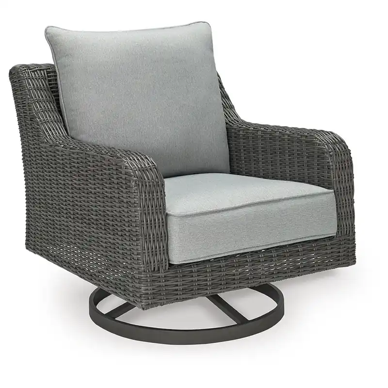 Elite Park Outdoor Swivel Lounge with Cushion - Signature Design by Ashley®
