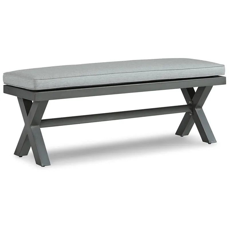 Elite Park Outdoor Bench with Cushion - Signature Design by Ashley®