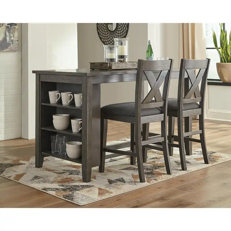 Caitbrook Counter Height Dining Table and 2 Barstools - Signature Design by Ashley®
