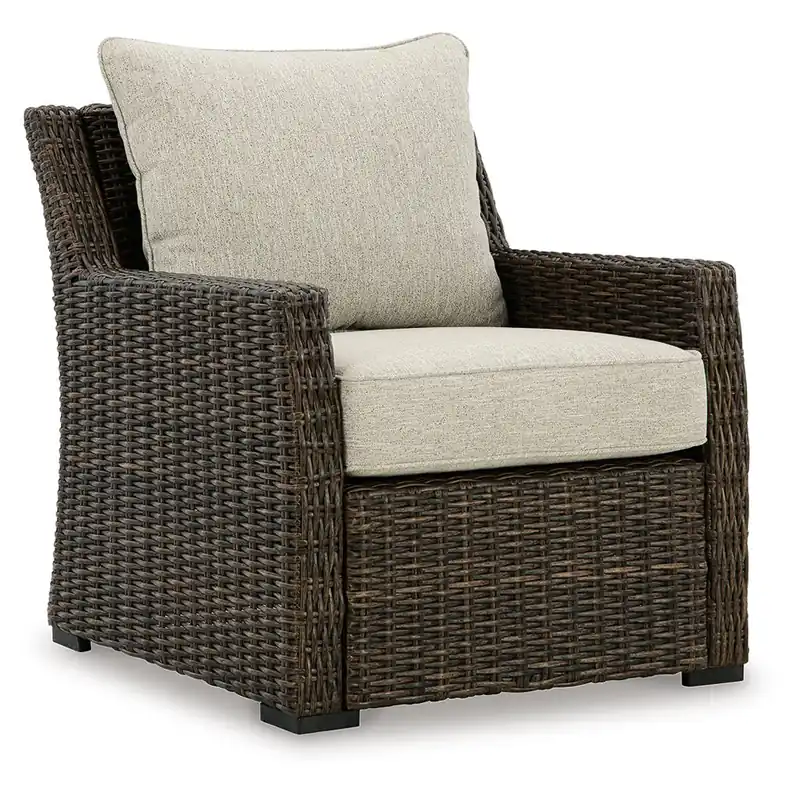 Brook Ranch Outdoor Lounge Chair with Cushion - Signature Design by Ashley®