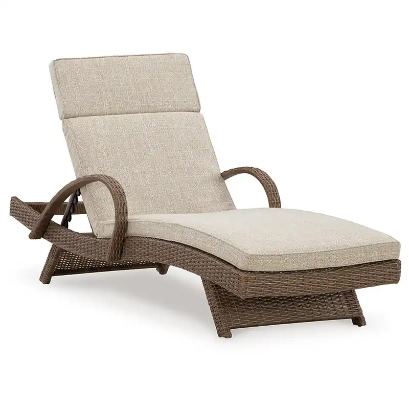 Beachcroft Outdoor Chaise Lounge with Cushion - Signature Design by Ashley®
