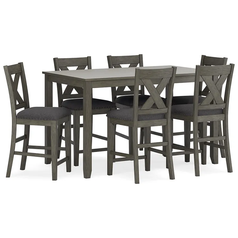 Caitbrook Counter Height Dining Table and Bar Stools (Set of 7) - Signature Design by Ashley®