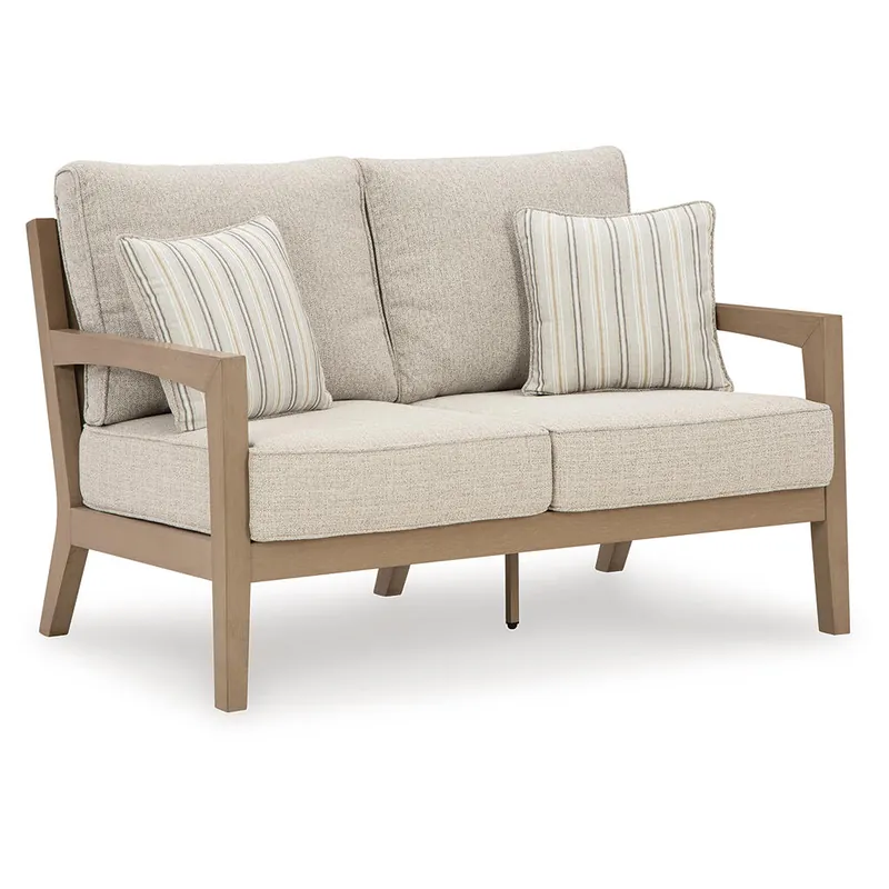Hallow Creek Outdoor Loveseat with Cushion - Signature Design by Ashley®