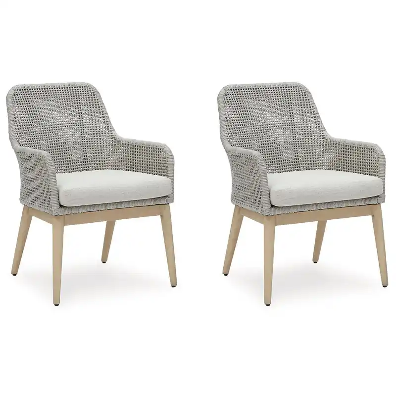 Seton Creek Outdoor Dining Arm Chair (Set of 2) - Signature Design by Ashley®