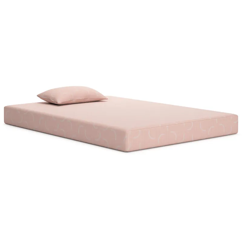 iKidz Coral Twin Mattress and Pillow - Sierra Sleep® By Ashley